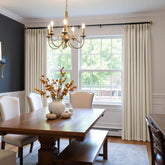 "Serene" Custom Heavyweight Linen Drape Pleated - Miulee